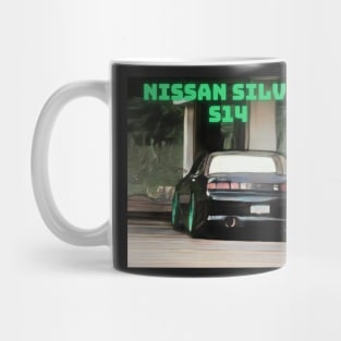 Nissan Silvia S14 - Cartoon Design Mug